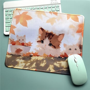 Mouse Pad Kawaii Αξεσουάρ γραφείου για οργάνωση γραφείου Cute Cat Mause Pad Gaming Mouse Pad Overlock Mousepad Soft Moise Pad