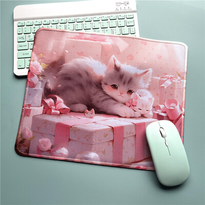 Hiirepadi Kawaii kontoritarvikud lauakorralduse jaoks Armas kass Mause Pad Mänguhiirepadi Overlock Hiirepadi Pehme Moise Pad