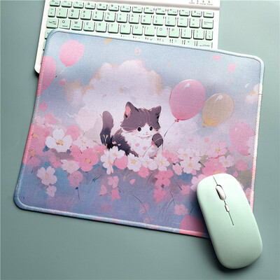 Hiirepadi Kawaii kontoritarvikud lauakorralduse jaoks Armas kass Mause Pad Mänguhiirepadi Overlock Hiirepadi Pehme Moise Pad