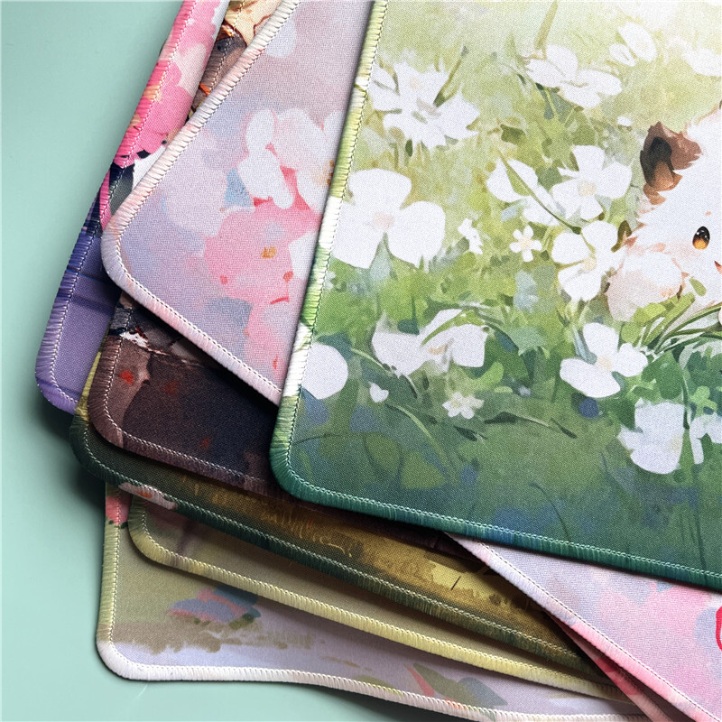 Hiirepadi Kawaii kontoritarvikud lauakorralduse jaoks Armas kass Mause Pad Mänguhiirepadi Overlock Hiirepadi Pehme Moise Pad