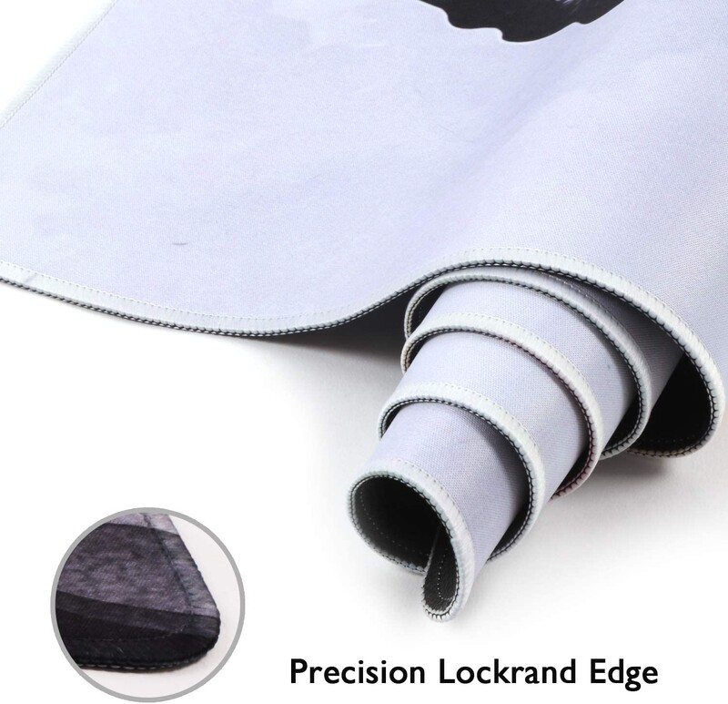 Laiendatud hiirematt 35,4 x 15,7, suur 3 mm libisemiskindla kummist aluse ja õmmeldud servadega veekindel lauapadi – päikeseloojang