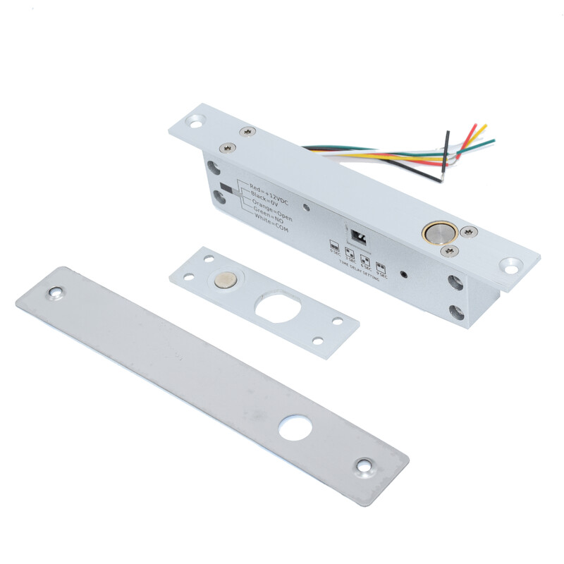 DC12V 5 līniju elektriskās skrūves bloķēšanas atteices vai atteices droša laika aizkave