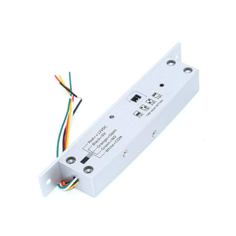 DC12V 5 līniju elektriskās skrūves bloķēšanas atteices vai atteices droša laika aizkave