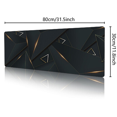 1 PC Tampoane de mouse mari pentru birou, mouse pad pentru jocuri, mouse pad cu margini cusute și bază din cauciuc anti-alunecare, extinsă și îngroșată