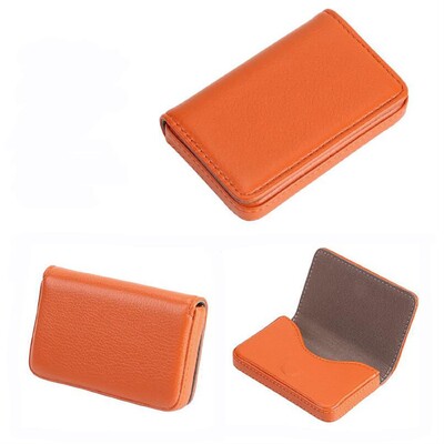 1 tk PU-nahast visiitkaardihoidja magnetpandlaga õhukese taskuga nimekaardihoidja, suure mahutavusega kaasaskantav krediitkaardiümbris