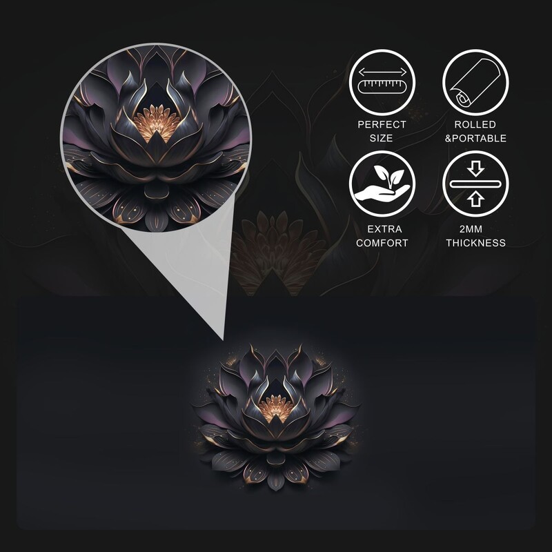 1 PC Tampoane de mouse mari pentru birou, mouse pad pentru jocuri, mouse pad cu margini cusute și bază din cauciuc anti-alunecare, extinsă și îngroșată