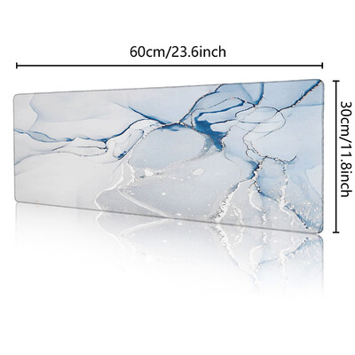 1 PC Tampoane de mouse mari pentru birou, mouse pad pentru jocuri, mouse pad cu margini cusute și bază din cauciuc anti-alunecare, extinsă și îngroșată