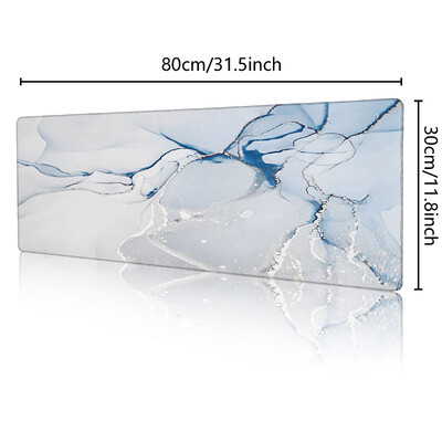 1 PC Tampoane de mouse mari pentru birou, mouse pad pentru jocuri, mouse pad cu margini cusute și bază din cauciuc anti-alunecare, extinsă și îngroșată