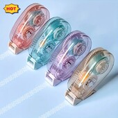 4m*6mm täppidega liimteip DIY scrapbooking kollaaž fotoalbum Kahepoolne rullteip Kontoritarbed