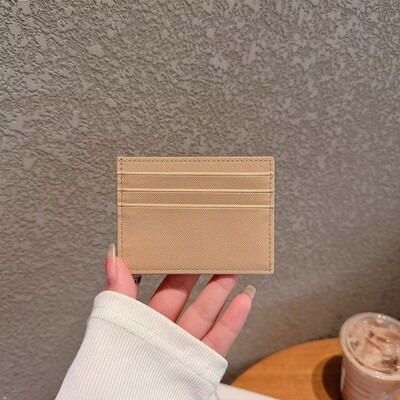 Luksuslik Pu-nahast meeste mündirahakaardid rahakott Meestele õhuke mini-ID ärikrediitkaardihoidja väike kaardihoidja rahakott naistele