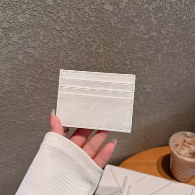 Luksuslik Pu-nahast meeste mündirahakaardid rahakott Meestele õhuke mini-ID ärikrediitkaardihoidja väike kaardihoidja rahakott naistele