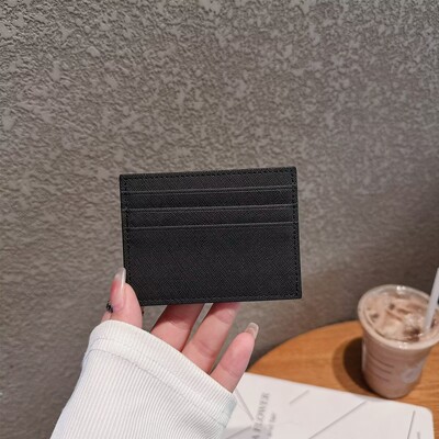 Luksuslik Pu-nahast meeste mündirahakaardid rahakott Meestele õhuke mini-ID ärikrediitkaardihoidja väike kaardihoidja rahakott naistele