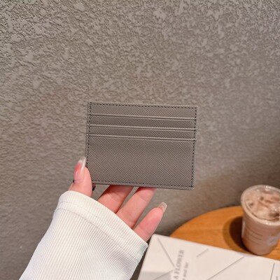 Luksuslik Pu-nahast meeste mündirahakaardid rahakott Meestele õhuke mini-ID ärikrediitkaardihoidja väike kaardihoidja rahakott naistele