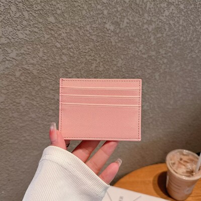Luksuslik Pu-nahast meeste mündirahakaardid rahakott Meestele õhuke mini-ID ärikrediitkaardihoidja väike kaardihoidja rahakott naistele