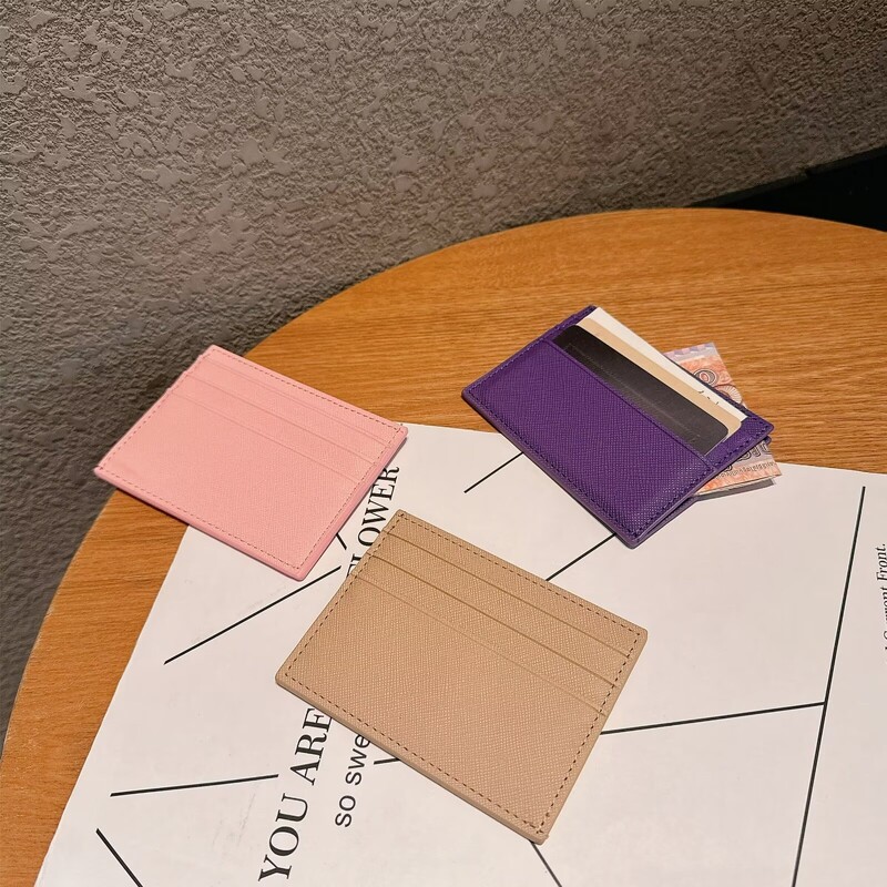 Luksuslik Pu-nahast meeste mündirahakaardid rahakott Meestele õhuke mini-ID ärikrediitkaardihoidja väike kaardihoidja rahakott naistele