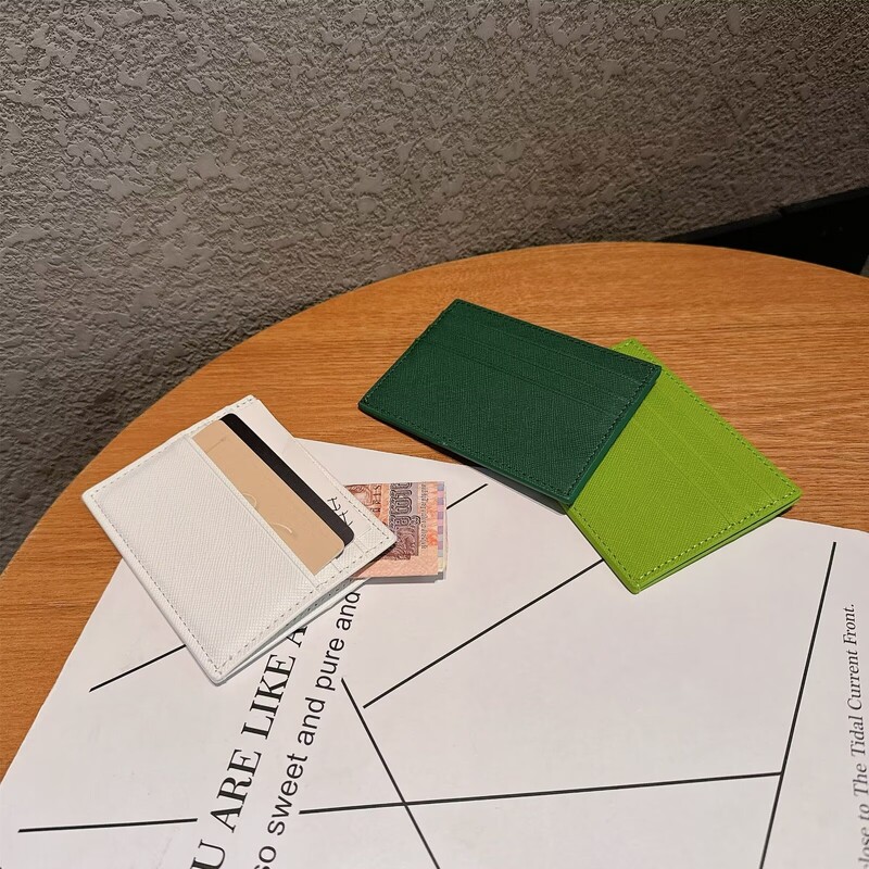 Luksuslik Pu-nahast meeste mündirahakaardid rahakott Meestele õhuke mini-ID ärikrediitkaardihoidja väike kaardihoidja rahakott naistele