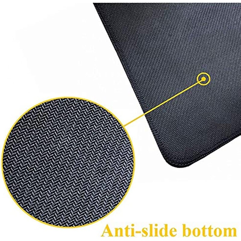 Funny Boston Terrier XL Голяма подложка за мишка за бюро Неплъзгаща се дълга удължена подложка за клавиатура Подложка за мишка Гумена подложка за маса 31,5X11,8 инча