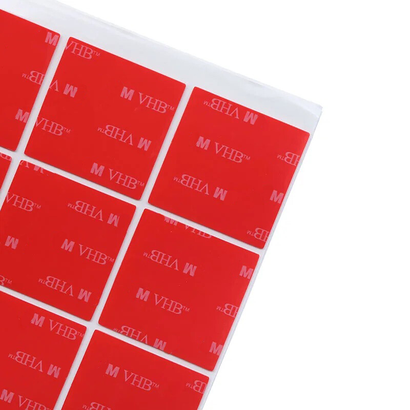 10 бр./компл. Прозрачна акрилна двустранна самозалепваща лента Силна залепваща лепенка Водоустойчива без следи Устойчивост на висока температура