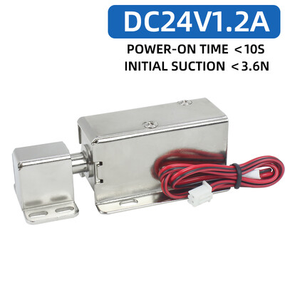 Elektromagnetinis užraktas 12V24V elektrinis valdymo užraktas elektromagnetinis skląstis LY01 elektroninis užraktas Mažas elektromagnetinis strypas el.