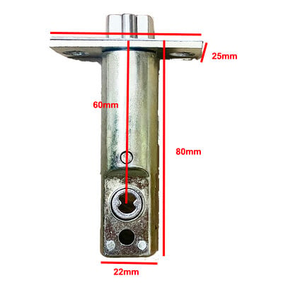 60 mm skląstis Mortise Lock Body Lock Bolt mechaniniam užraktui, parduodamas mūsų parduotuvėje