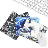 Pictură în ulei Hokusai Waves Creativ Office Keyboard Pad Kawaii Laptop Mouse Mat Covorașe de birou anti-alunecare Decoratiuni personalizate