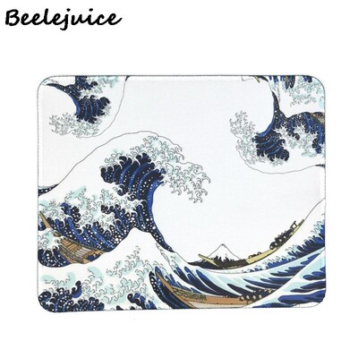 Pictură în ulei Hokusai Waves Creativ Office Keyboard Pad Kawaii Laptop Mouse Mat Covorașe de birou anti-alunecare Decoratiuni personalizate