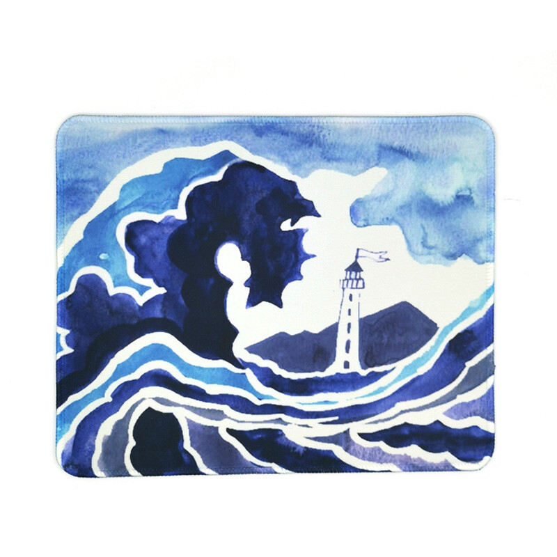 Pictură în ulei Hokusai Waves Creativ Office Keyboard Pad Kawaii Laptop Mouse Mat Covorașe de birou anti-alunecare Decoratiuni personalizate