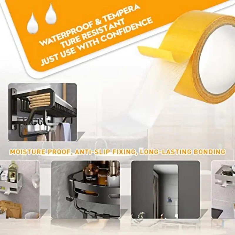 Супер тънка и силна фиксираща двустранна самозалепваща лента Тежкотоварна прозрачна мрежа Водоустойчива без следа мощна решетъчна лента за килими