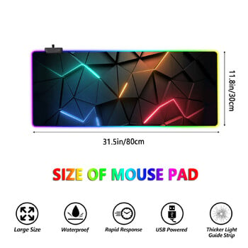 RGB Spectrum Mouse Pad: Εξαιρετικά μεγάλη, λεία επιφάνεια, ιδανική για λάτρεις των Esports και του Gaming