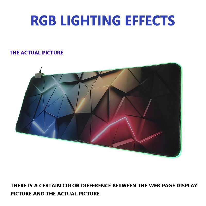 Подложка за мишка RGB Spectrum: Изключително голяма, гладка повърхност, идеална за електронни спортове и гейминг ентусиасти
