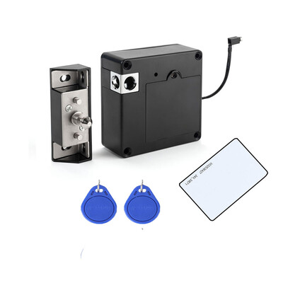 Išmanioji nematoma stalčiaus spyna Išmanioji spintelės spintelės spyna IC/ID kortelė Elektroninė baldų medinių durų spyna