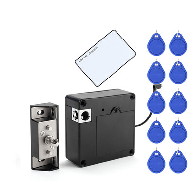 Išmanioji nematoma stalčiaus spyna Išmanioji spintelės spintelės spyna IC/ID kortelė Elektroninė baldų medinių durų spyna