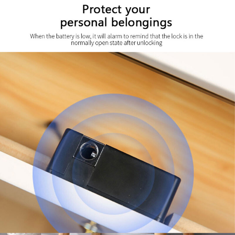 Išmanioji nematoma stalčiaus spyna Išmanioji spintelės spintelės spyna IC/ID kortelė Elektroninė baldų medinių durų spyna