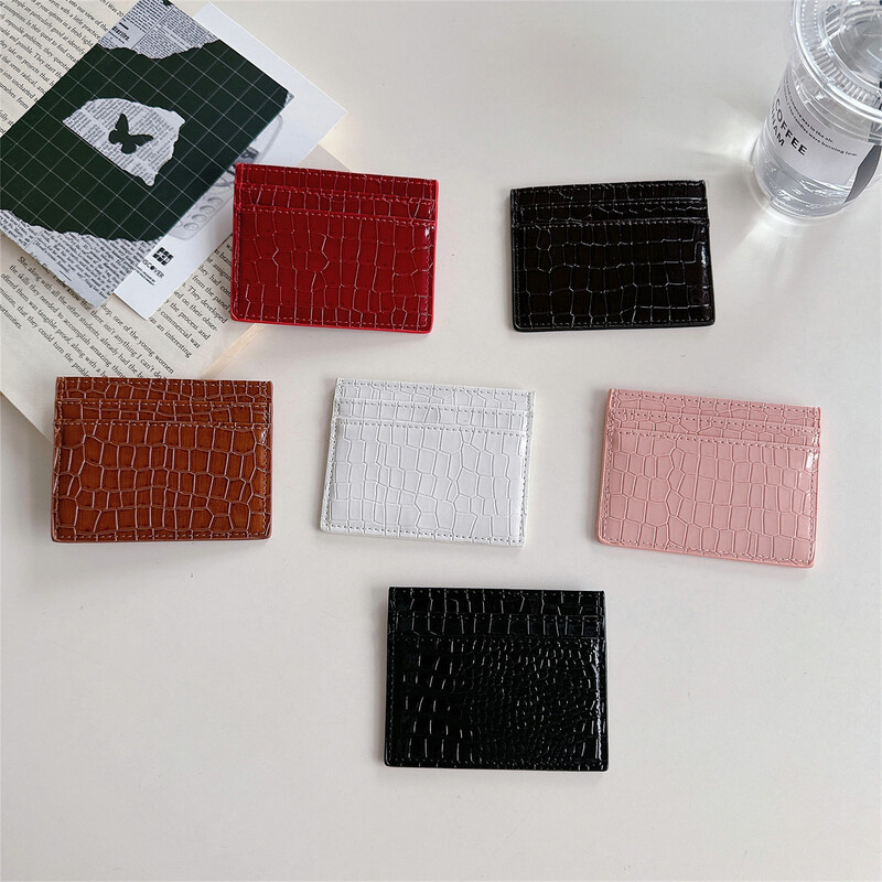 Portmoneu pentru bărbați, subțire, din piele PU, pentru bărbați, pentru bărbați, cu monede, pentru carduri de bani