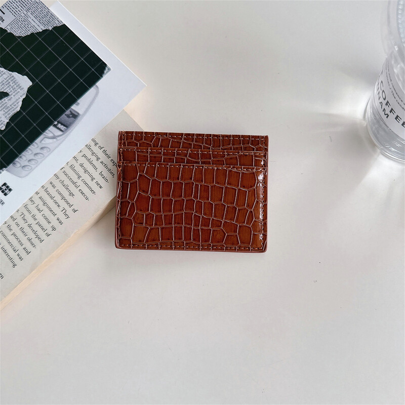 Portmoneu pentru bărbați, subțire, din piele PU, pentru bărbați, pentru bărbați, cu monede, pentru carduri de bani