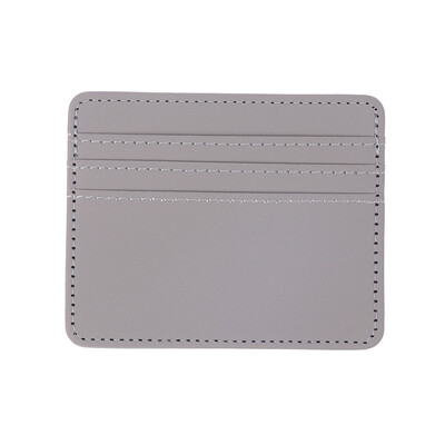 Mini portofel din piele ultra-subțire 4 sloturi Suport card Slim Bank Suport card de credit pentru bărbați husă de identitate mică pentru femei Poșeta