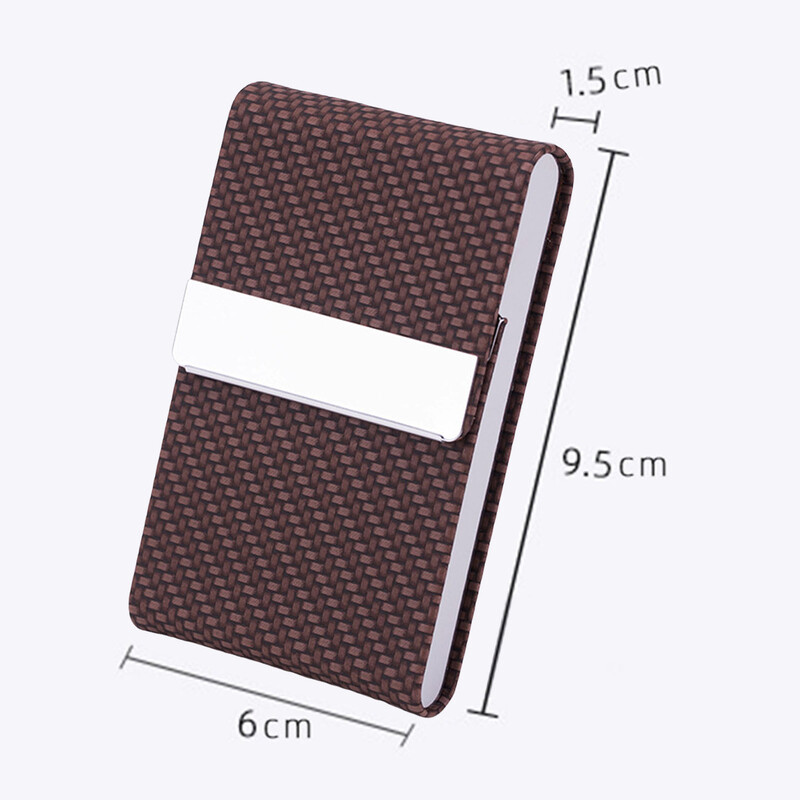 Husă organizatoare pentru cărți de vizită Husă ușoară pentru cărți de vizită, de mare capacitate, pentru afaceri de lucru în călătorii NOV99