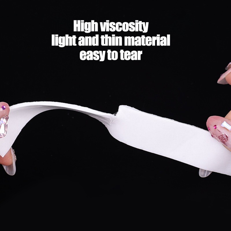 Двустранна гъбена лента Бяла пяна Залепващи ленти Монтажна фиксираща подложка Домашен офис Направи си сам Консумативи за занаяти Здрави двустранни ленти