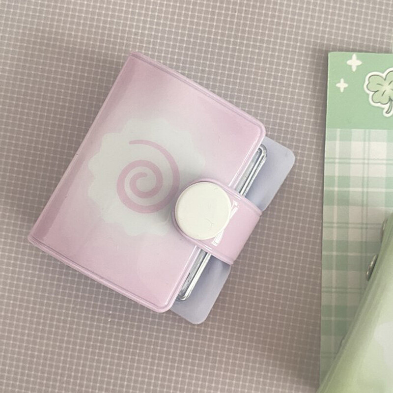 1-tolline neljaleheline ristiku minifotoalbum, 20 tk PVC kahepoolse varrukaga fotokaardiraamat