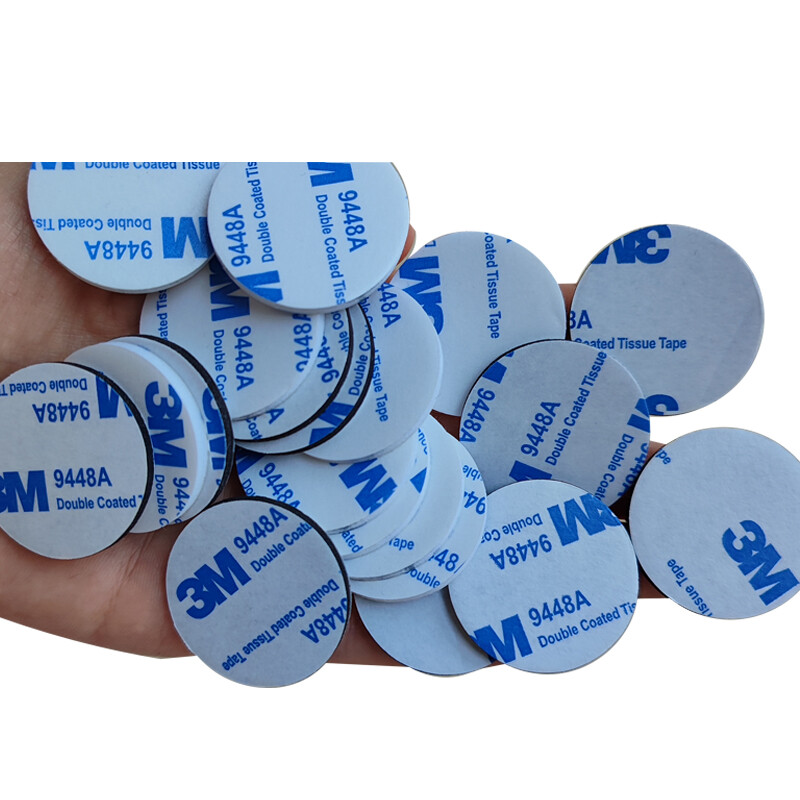 10 бр. 30 мм кръгли с 3M 9448A лепило Двустранно лепило EVA пяна лента Монтаж на подложка Лента за автомобилна декоративна домашна употреба