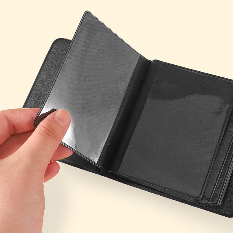 Едноцветен 3-инчов фотоалбум Албум Държач за фотокарти Kpop Idol Cards Collect Book Photos Album