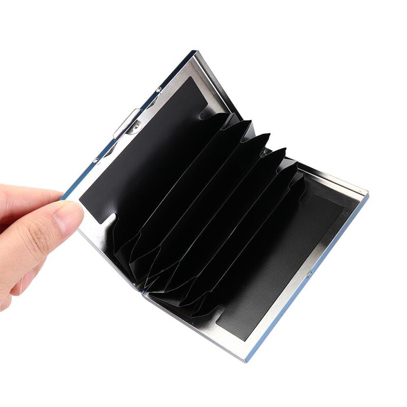 Cutie pentru carduri Carte de identitate pentru documente Album Accesorii de călătorie Suport card RFID Husă antimagnetică Suport card de vizită Husă card bancar