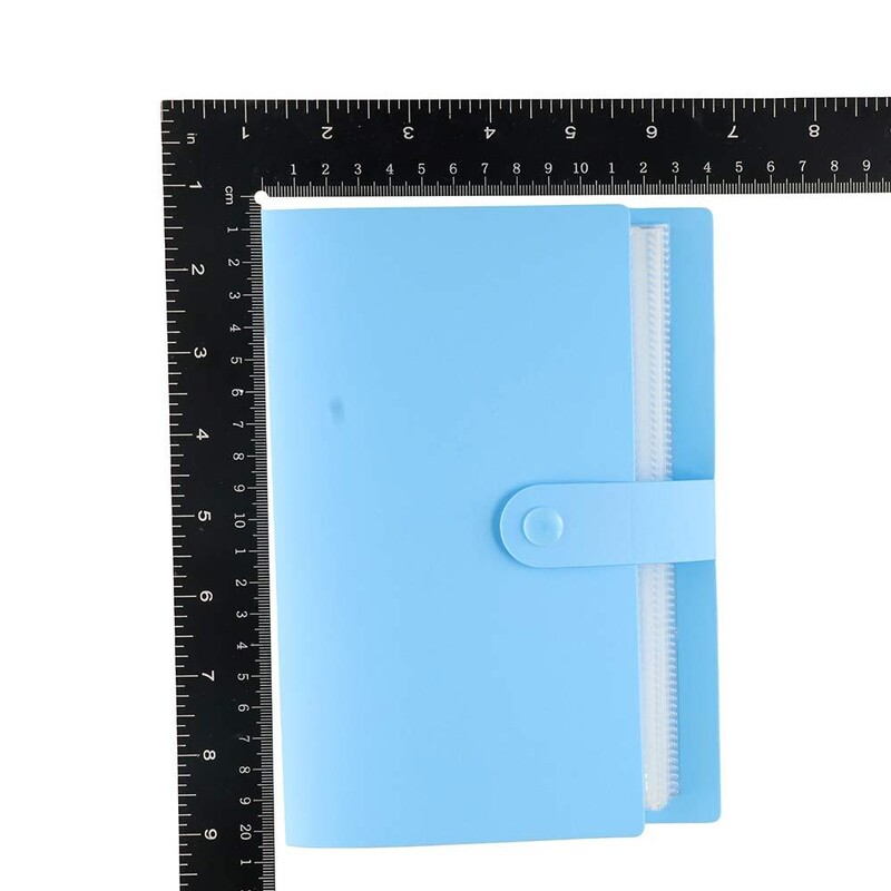 Suure mahutavusega 100 arve kollektsiooni album Korea stiilis veekindel taskuga hoiuraamat Tolmukindel siselehe piletikaartide raamat