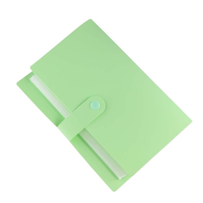 Suure mahutavusega 100 arve kollektsiooni album Korea stiilis veekindel taskuga hoiuraamat Tolmukindel siselehe piletikaartide raamat