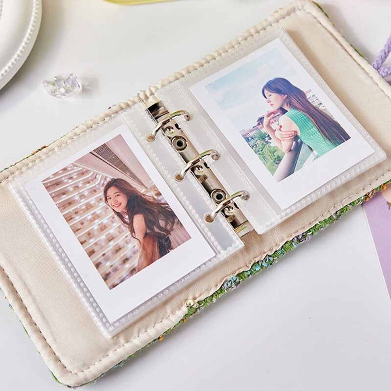 Album foto cu frunze libere de 3 inci Suport pentru card foto anti-zgârieturi în stil coreean 20/40 buzunare Cărți foto INS Carte de colectare