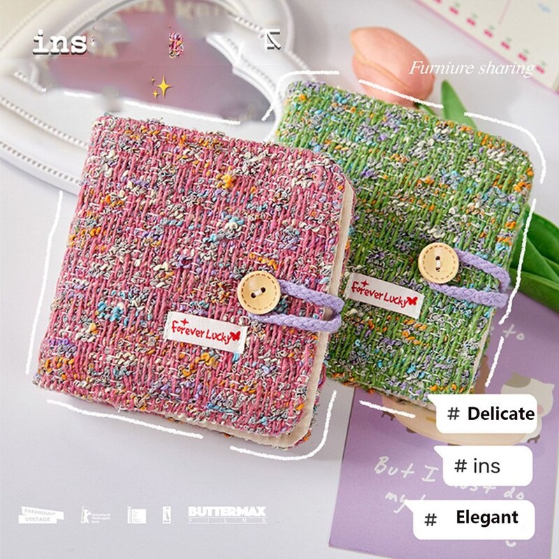 Album foto cu frunze libere de 3 inci Suport pentru card foto anti-zgârieturi în stil coreean 20/40 buzunare Cărți foto INS Carte de colectare