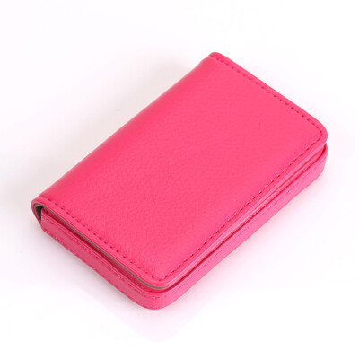 1 vnt PU odinis vizitinių kortelių laikiklis su magnetine sagtimi, plona kišenė vardinių kortelių laikiklis, didelės talpos nešiojamas kreditinės kortelės dėklas