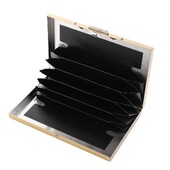 Кредитна карта Multi-card Bit Credit Card Box 6 Cards RFID Card Holder Card Antimagnetic Case Държач за бизнес карти Калъф за банкова карта