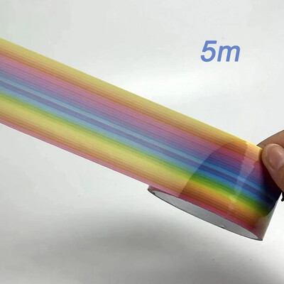 Curcubeu Lipici pentru rulare Benzi lipicioase de decompresie Jucărie de relaxare Minge lipicioasă Artizanat manual DIY Realizarea benzilor de bile colorate