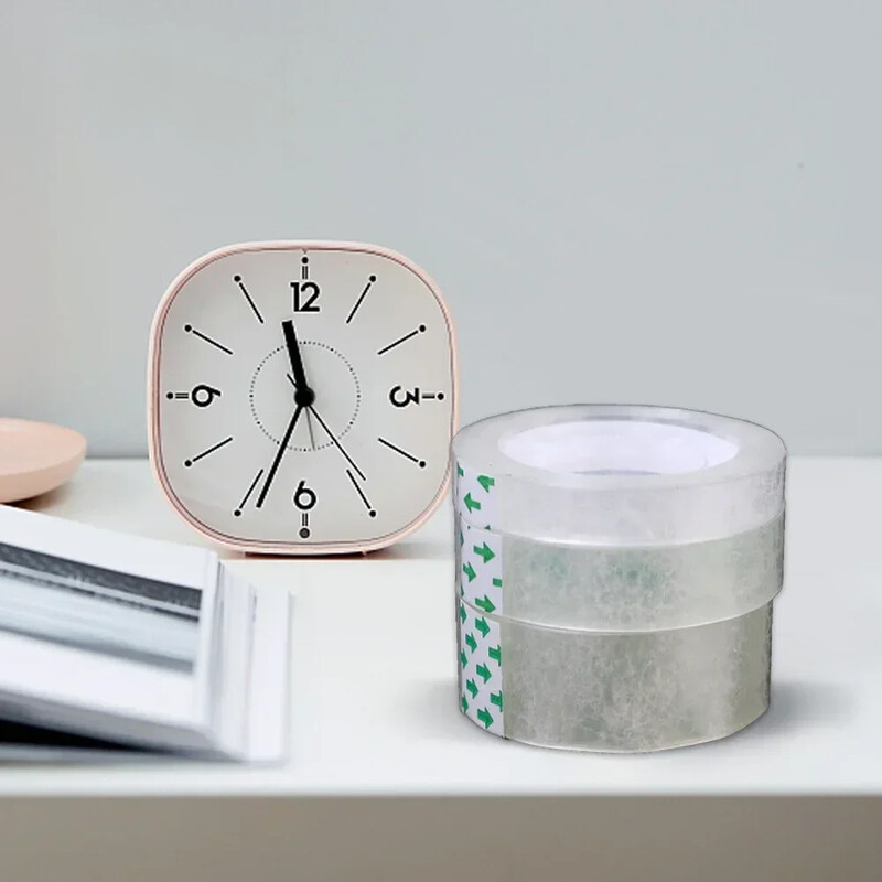 1-10 БР. Силна лепкава прозрачна лента Невидими залепващи опаковъчни ленти Опаковъчна прозрачна лента Домашен офис Ученически пособия